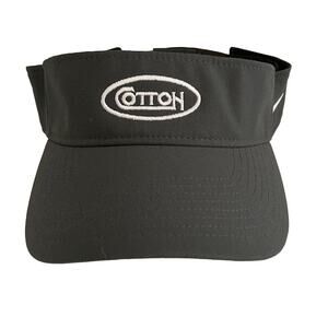 NIke Dri-Fit unisex team visor in charcoal & lightweight.